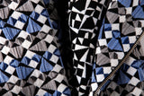 JOOP Jacket geo black/white/BLUE LAST PIECE